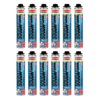 Karton Soudafoam B1 Gun Füll-& Dämmschaum 12x750ml