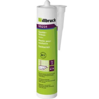 Illbruck GS231 Sanitärsilikon 310ml Kartusche perlgrau 735