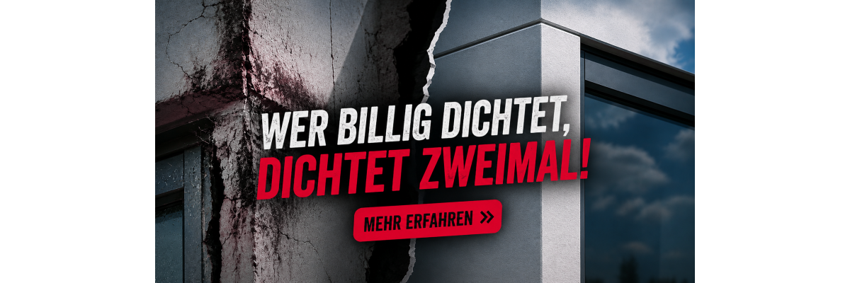 Das 5-Jahre-Dilemma: Warum 80% aller Baufugen vorzeitig versagen -  Warum Baufugen versagen: Das 5-Jahre-Dilemma erklärt