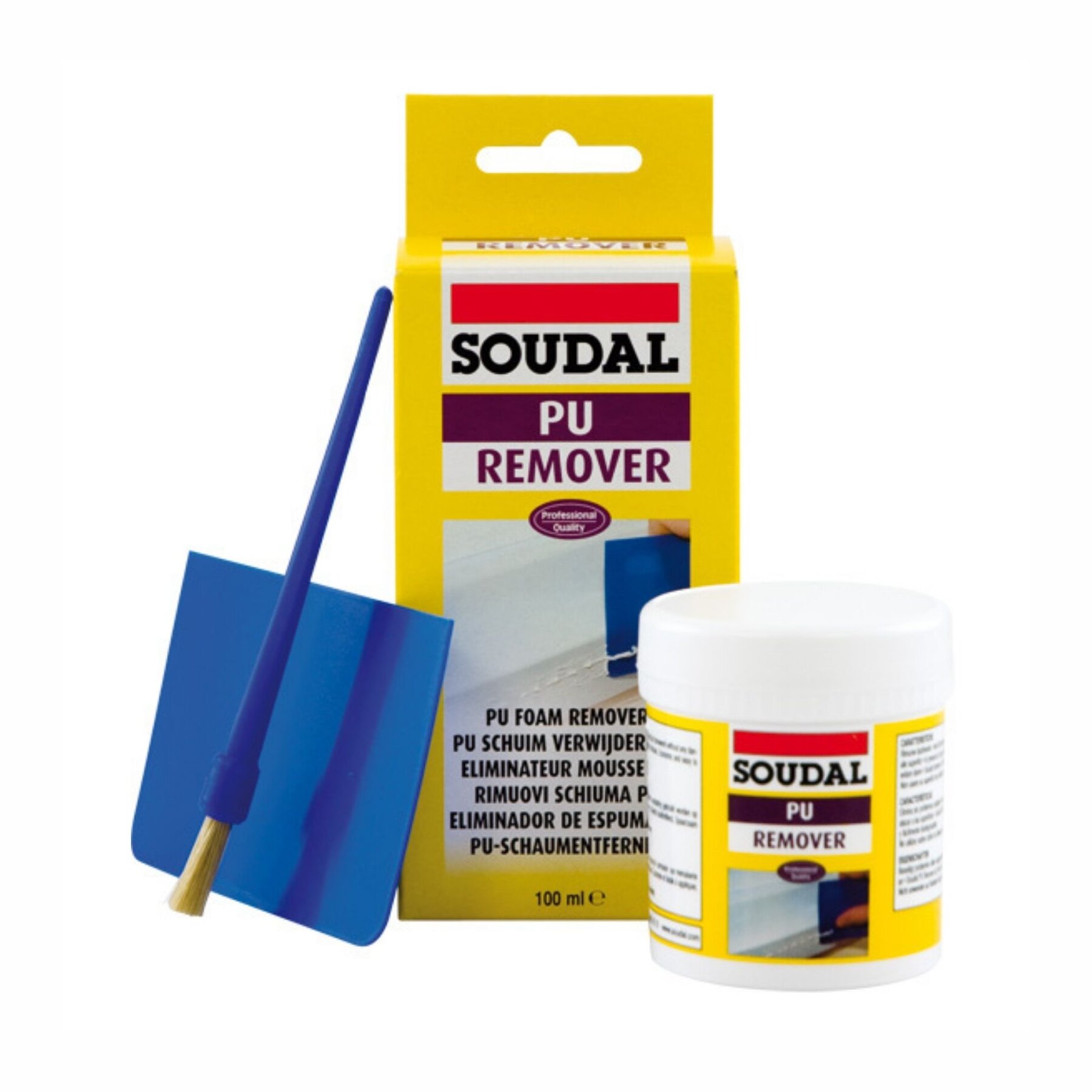 Soudal PU-Schaumentferner – Reiniger für ausgehärteten PU-Schaum