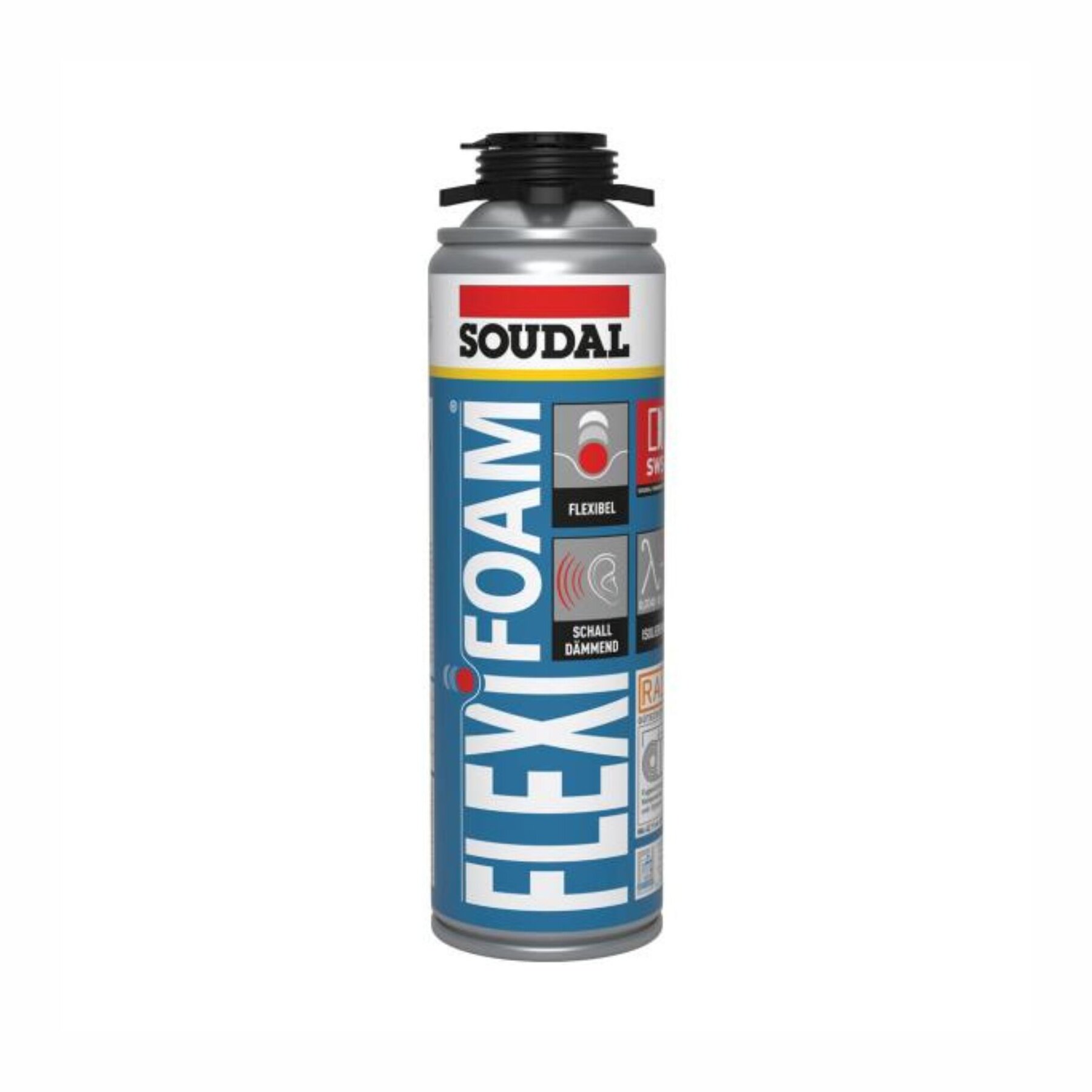 Soudal Flexifoam hochelastischer PU Fensterschaum 500 ml für Pistole