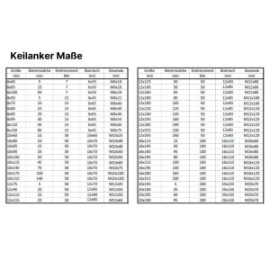VPE 100x Keilanker KDK 6 x 65mm