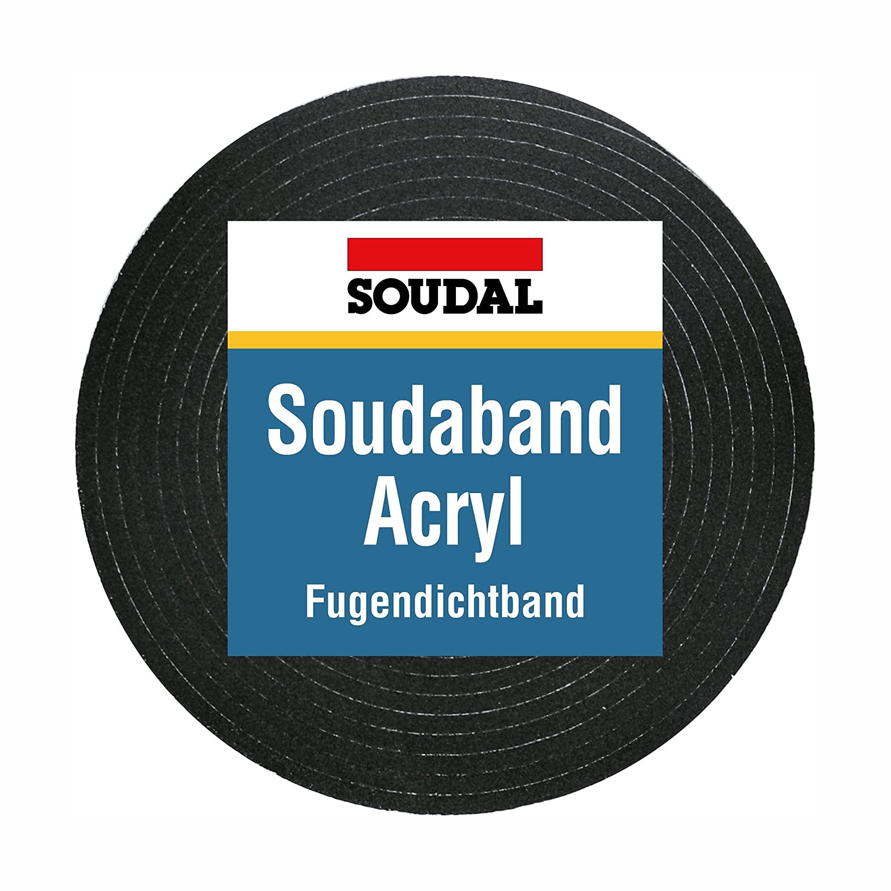Soudal Soudaband Acryl 300 anthrazit 15/3  10m/Rolle Kompriband