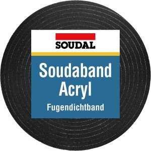Soudal Soudaband Acryl 300 anthrazit 15/3  10m/Rolle...