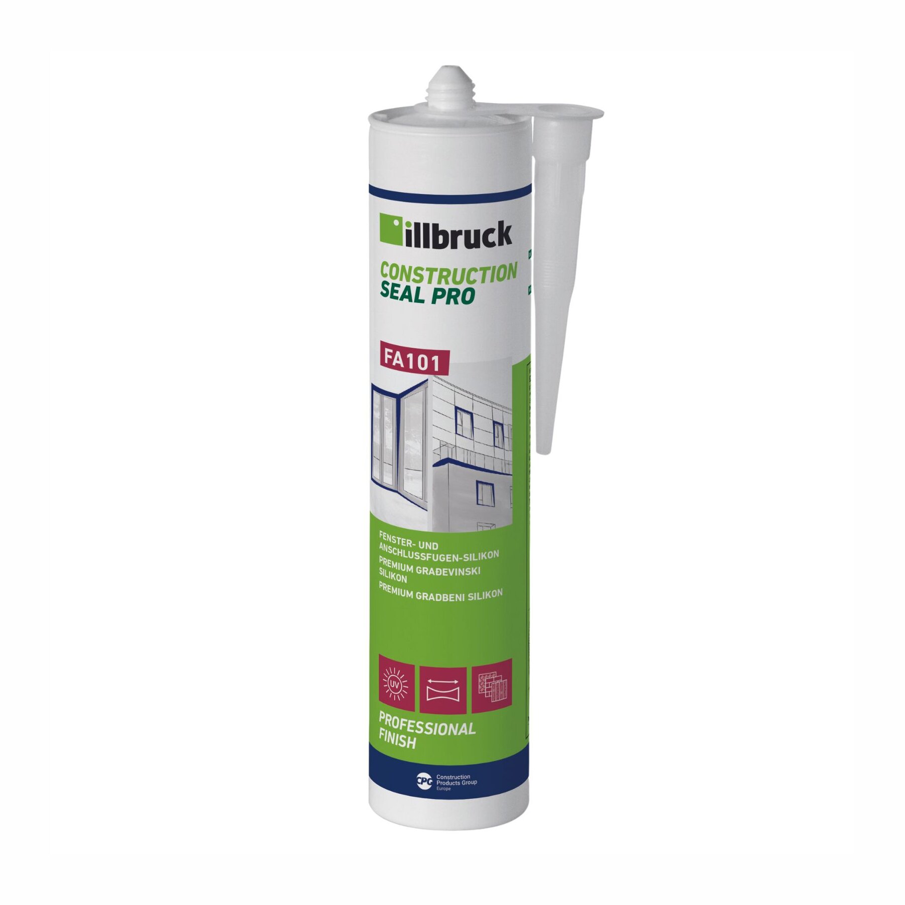 illbruck FA101 CONSTRUCTION SEAL PRO 310ml Kartusche reinweiß