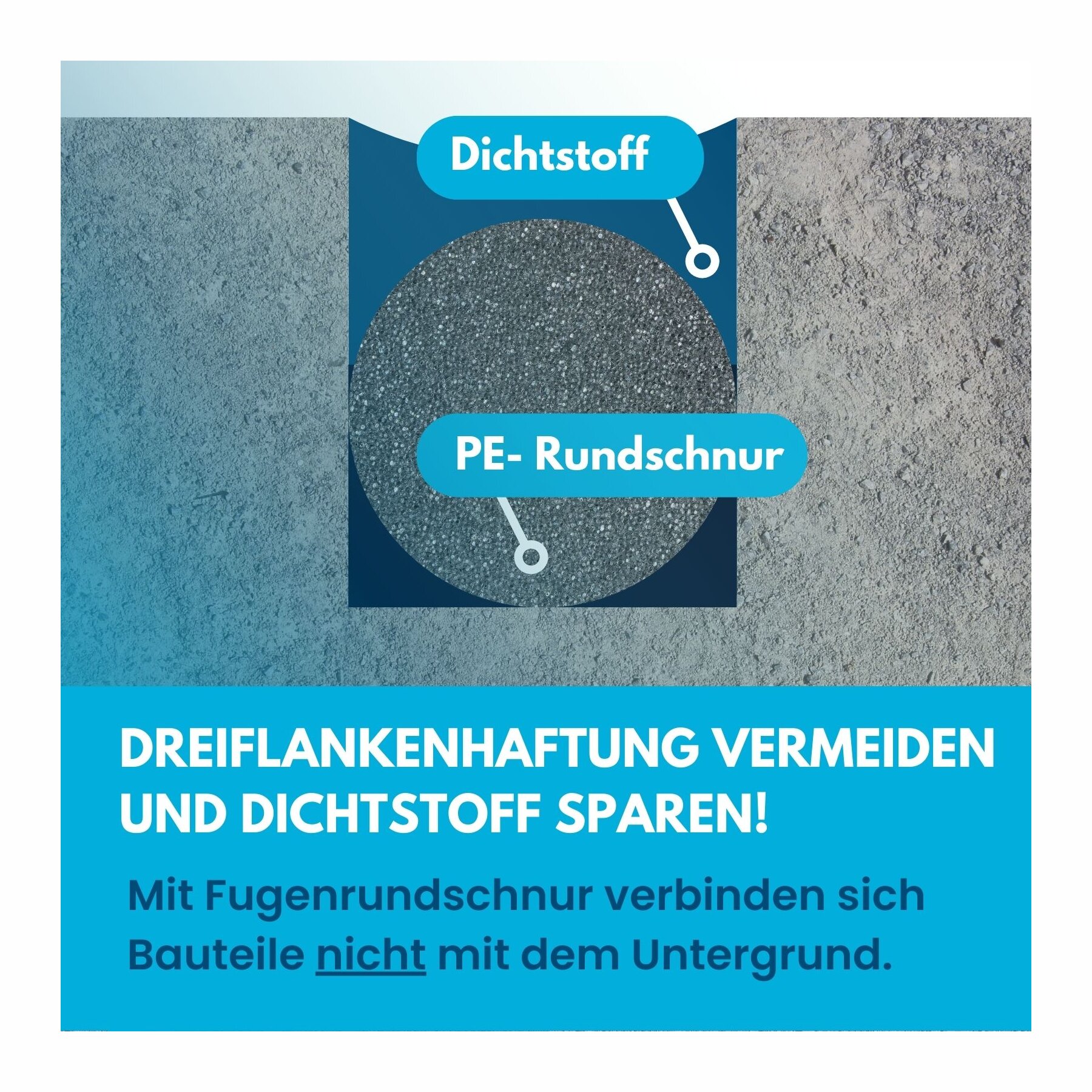 PE Fugen Rundschnur Hohlprofil Ø 25mm x 100m