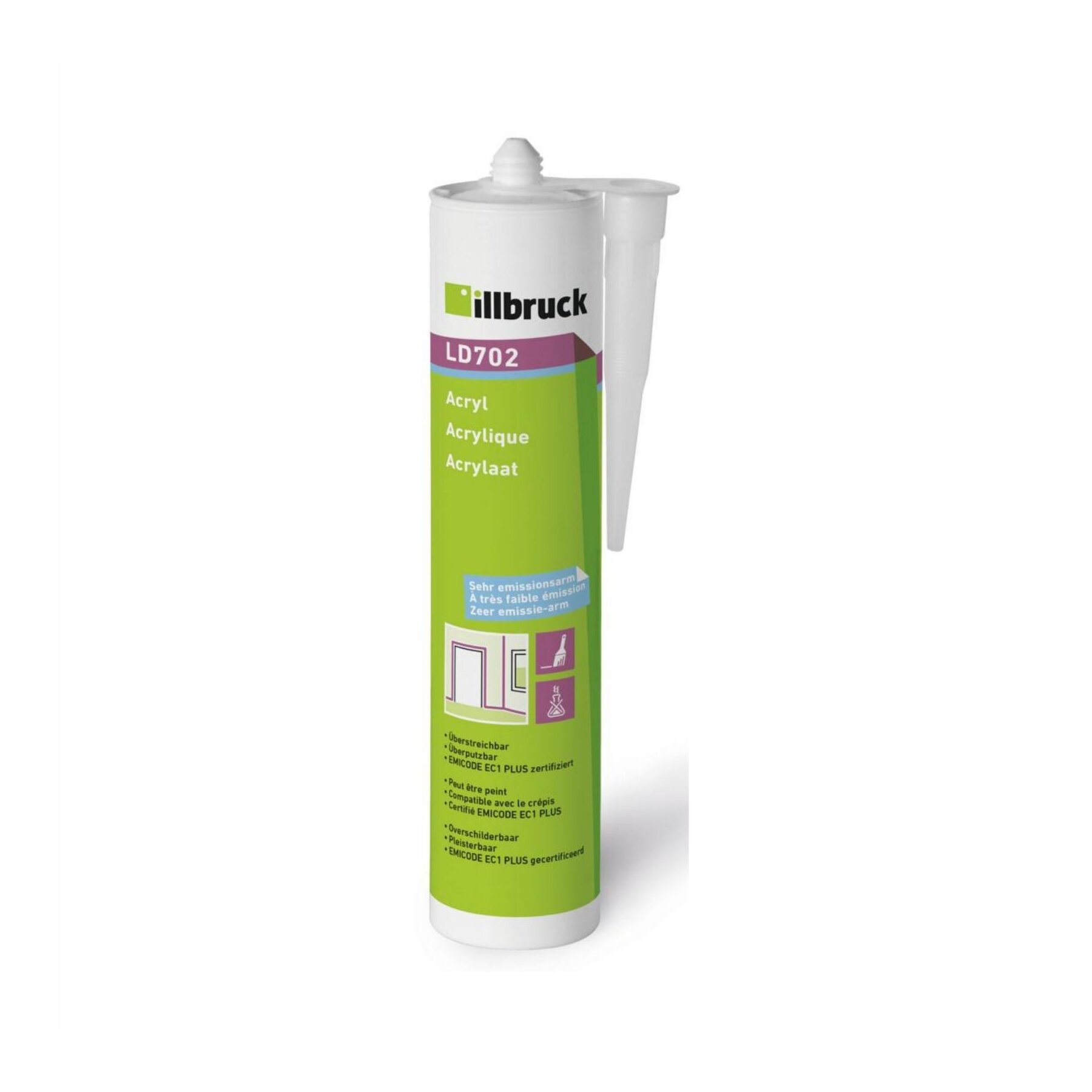 illbruck LD702 Universalacryl 310ml Kartusche, weiß