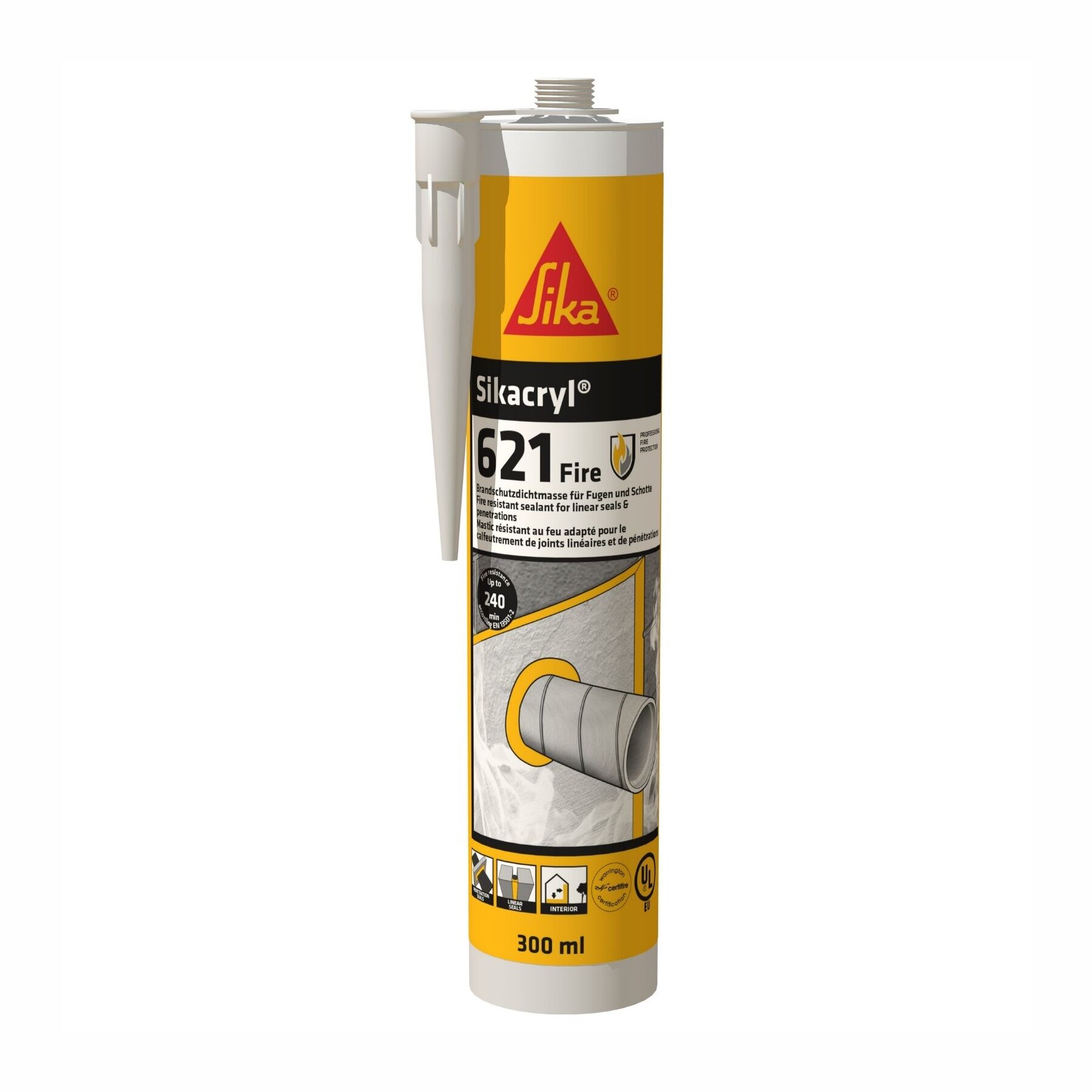 Sikacryl-621 Fire Brandschutz Acryl  300ml  I weiß