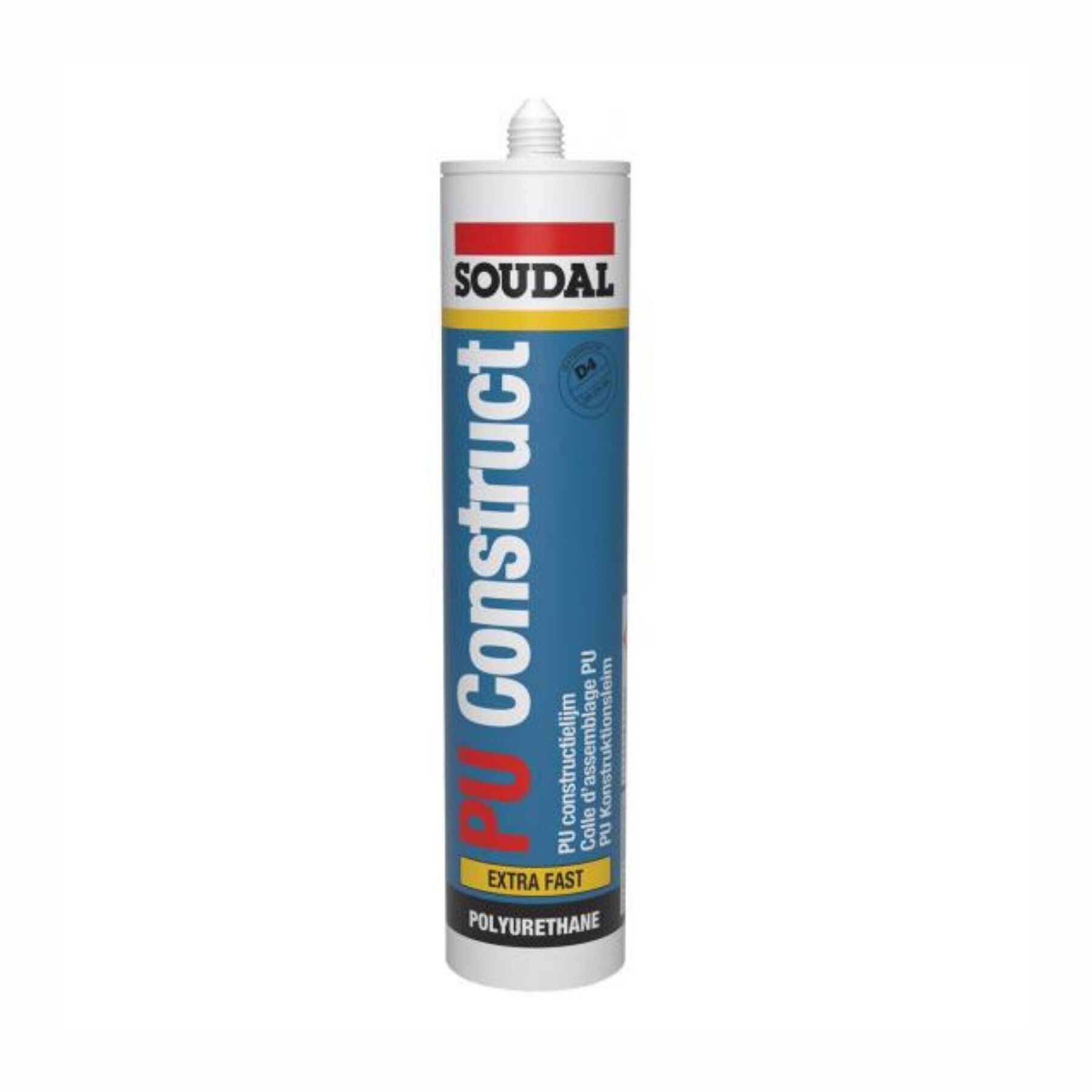 Soudal PU Construct Extra Fast  -  D4 Konstruktionsleim 310ml