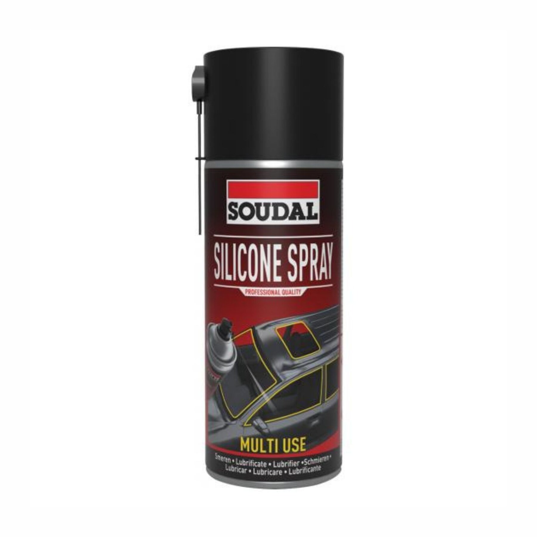 Soudal Silikonspray 400ml Dose transparent, schmierend, klebstoffabweisend