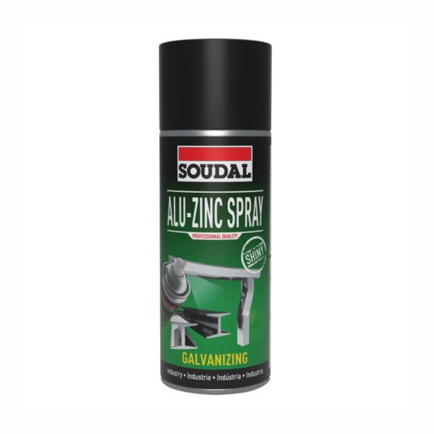 Soudal Alu-Zinkspray 400ml Dose, shiny