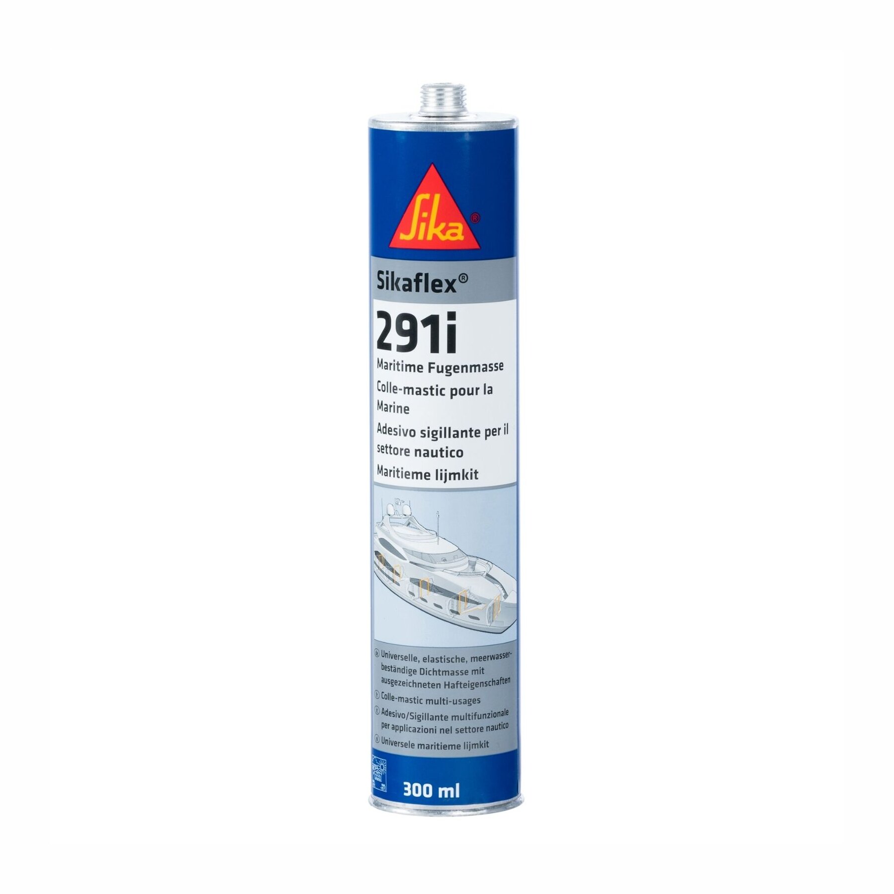 Sikaflex -291i PU Kleb- und Dichtstoff für Marinebereich 300ml weiss