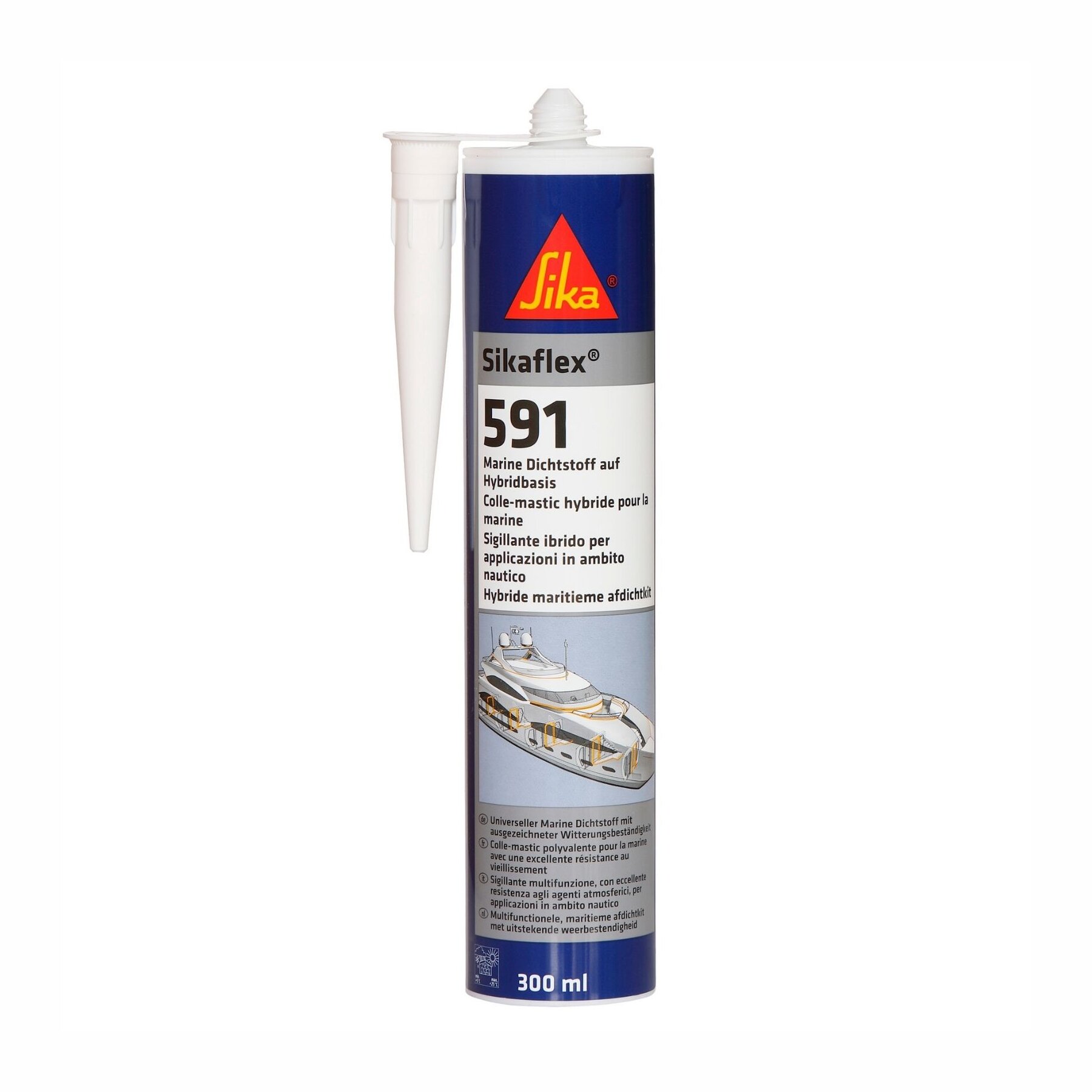 Sikaflex 591 Hybriddichtstoff Marine Schiff- & Bootsbau 300ml versch. Farben
