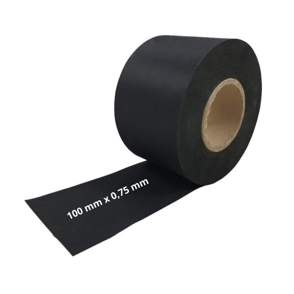 duBAUST EPO24 EPDM-Folie 100mm x 0,75mm 25m/Rolle ohne Butylklebestreifen