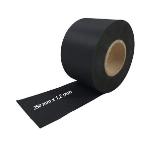 duBAUST EPO24 EPDM-Folie 250mm x 1,2mm 25m/Rolle ohne Butyl