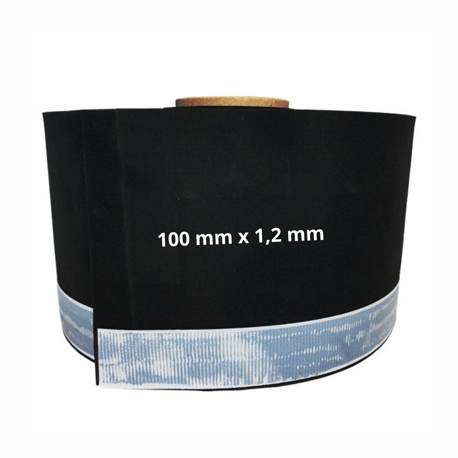 duBAUST EPM24 100mm x 1,2mm 25m/Rolle EPDM-Folie mit Butylklebestreifen