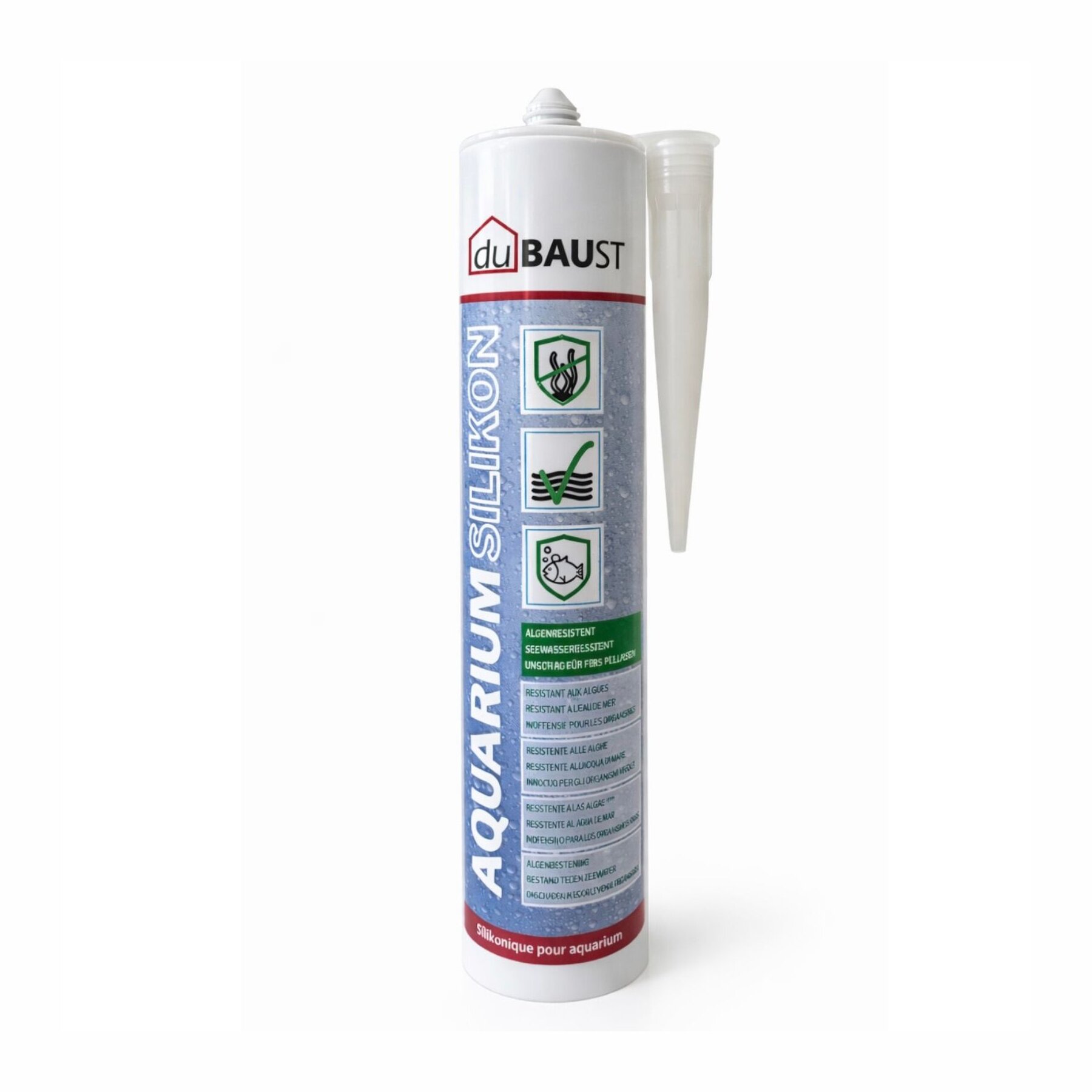 duBAUST Aquariumsilikon SAQ24 310 ml Kartusche - 2 Farben