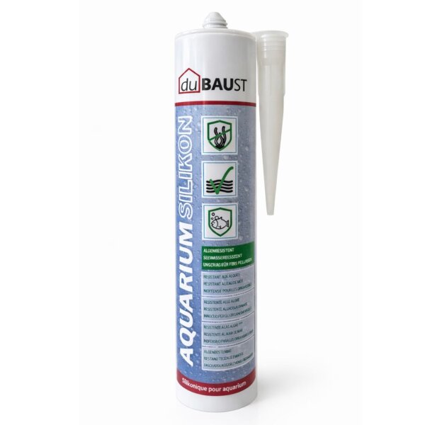 duBAUST Aquariumsilikon SAQ24 310 ml Kartusche - 2 Farben