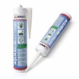 duBAUST Aquariumsilikon SAQ24 310 ml Kartusche - 2 Farben
