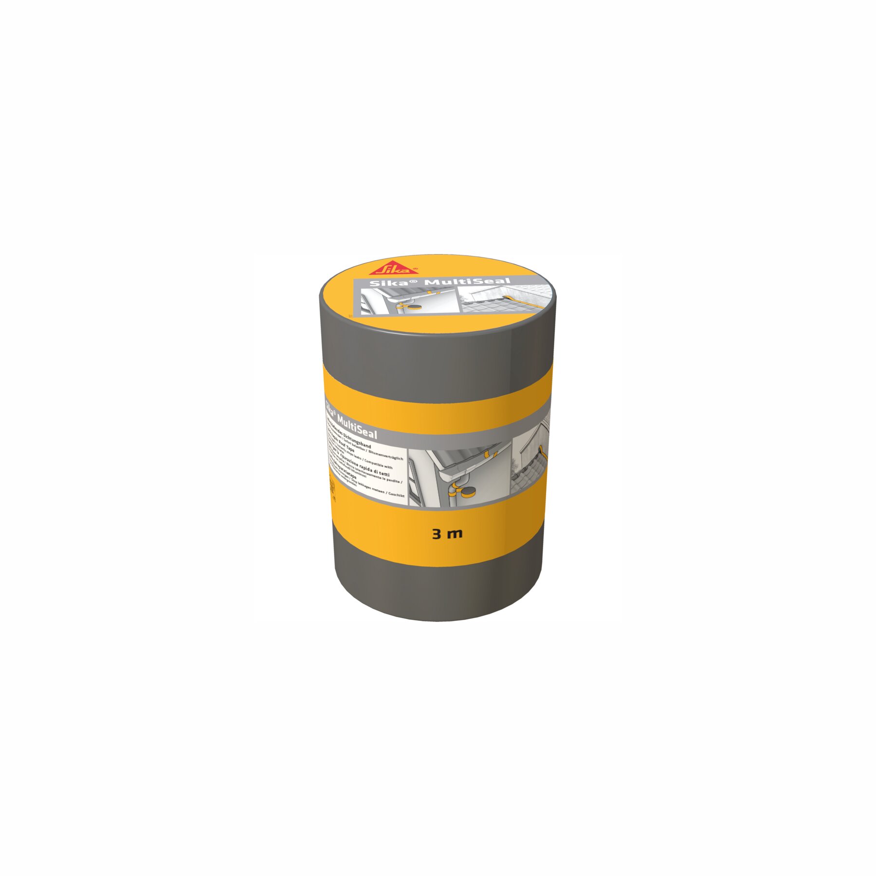 Sika Multiseal Selbstklebendes Bitumen Dach Dichtband 100mm x 3m