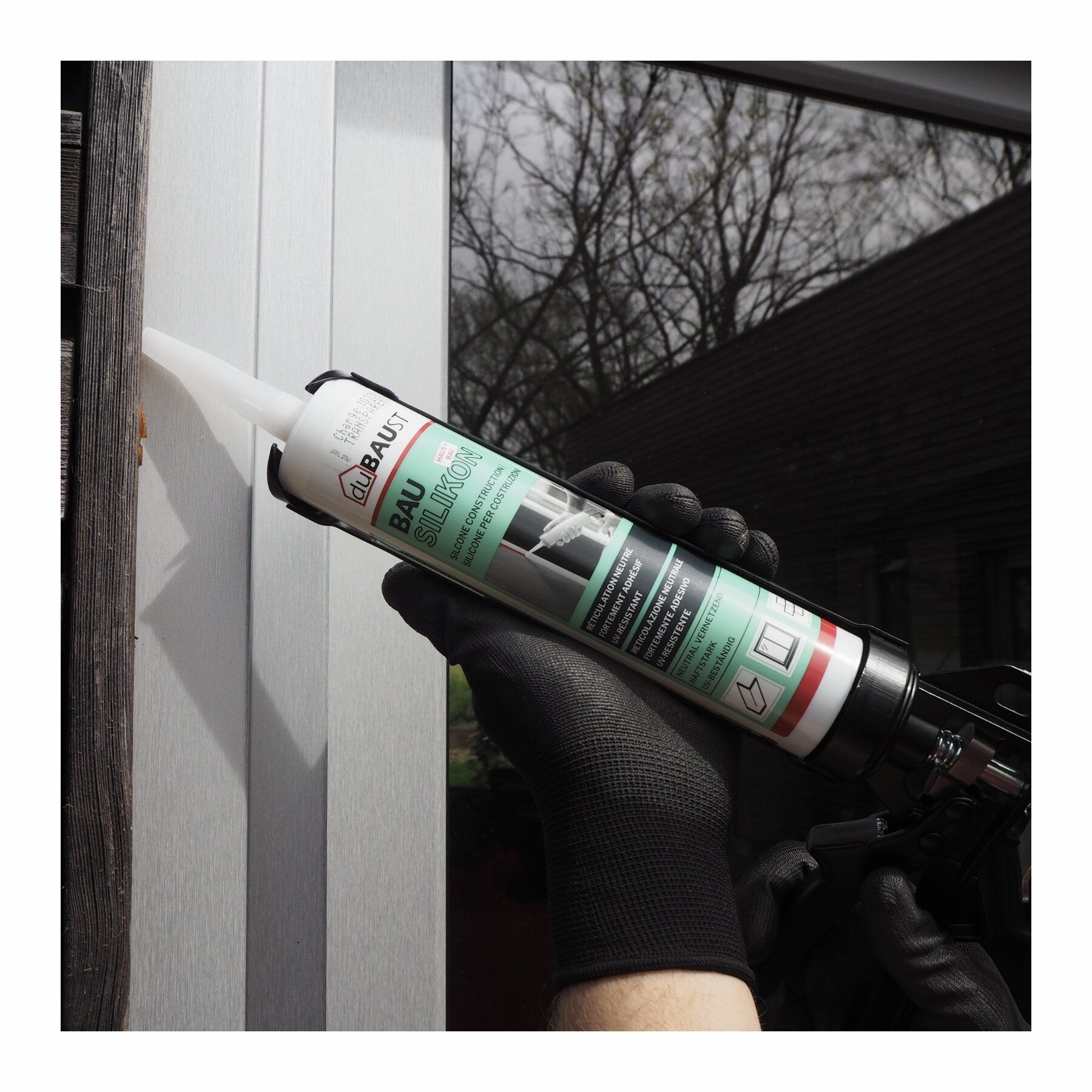 duBAUST BAS24 Bausilikon neutralvernetzend 310 ml grau