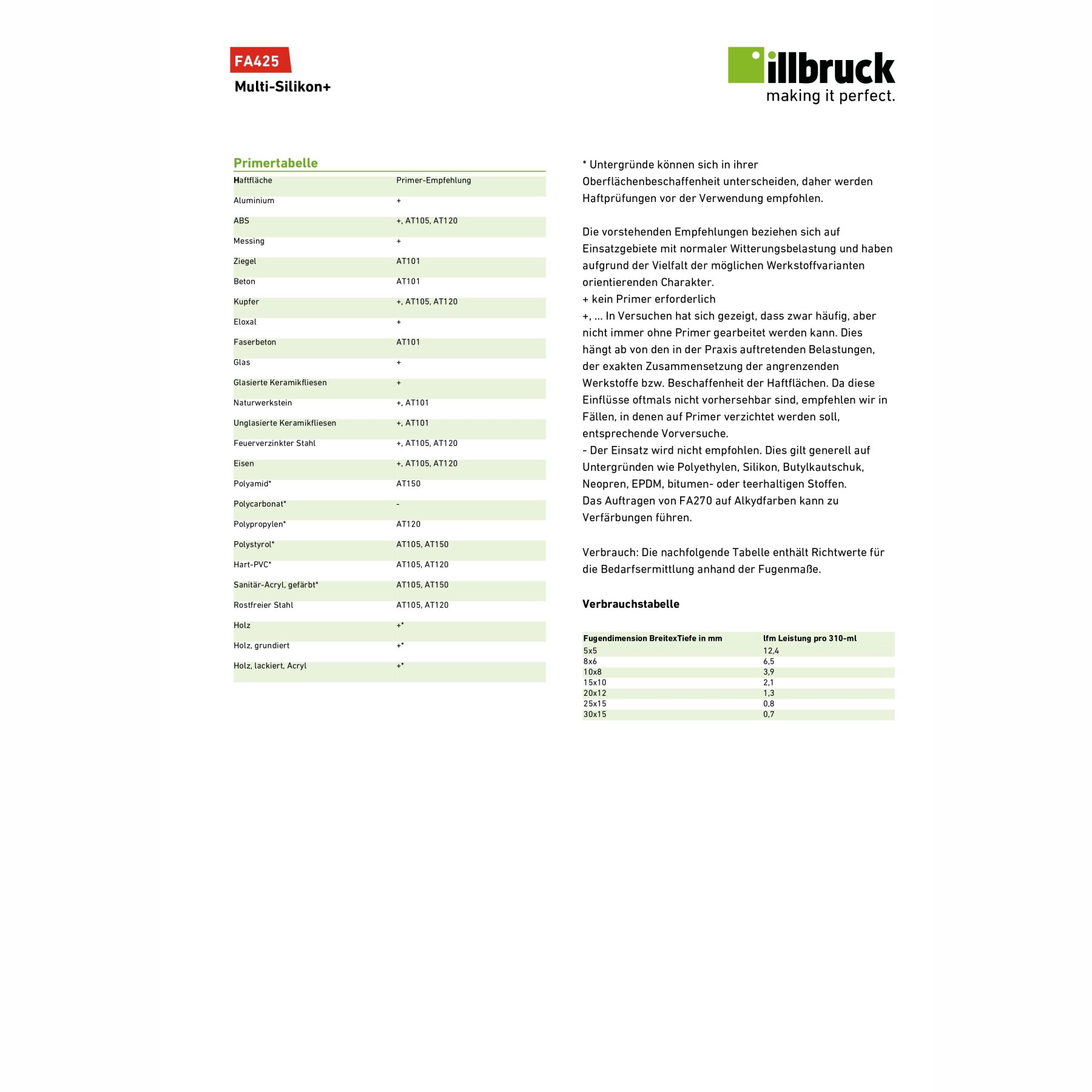 RESTPOSTEN 12x Illbruck FA425 Multi-Silikon+ 310ml versch. Farben