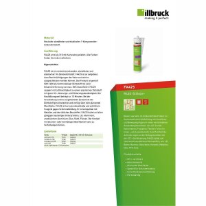 RESTPOSTEN 12x Illbruck FA425 Multi-Silikon+ 310ml...