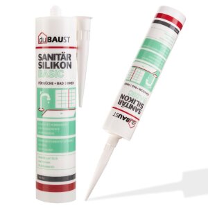 duBAUST SAB24 Sanitärsilikon Basic 300ml Kartusche...
