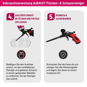 duBAUST PRS24 Pistolen- & Schaumreiniger 500ml Dose