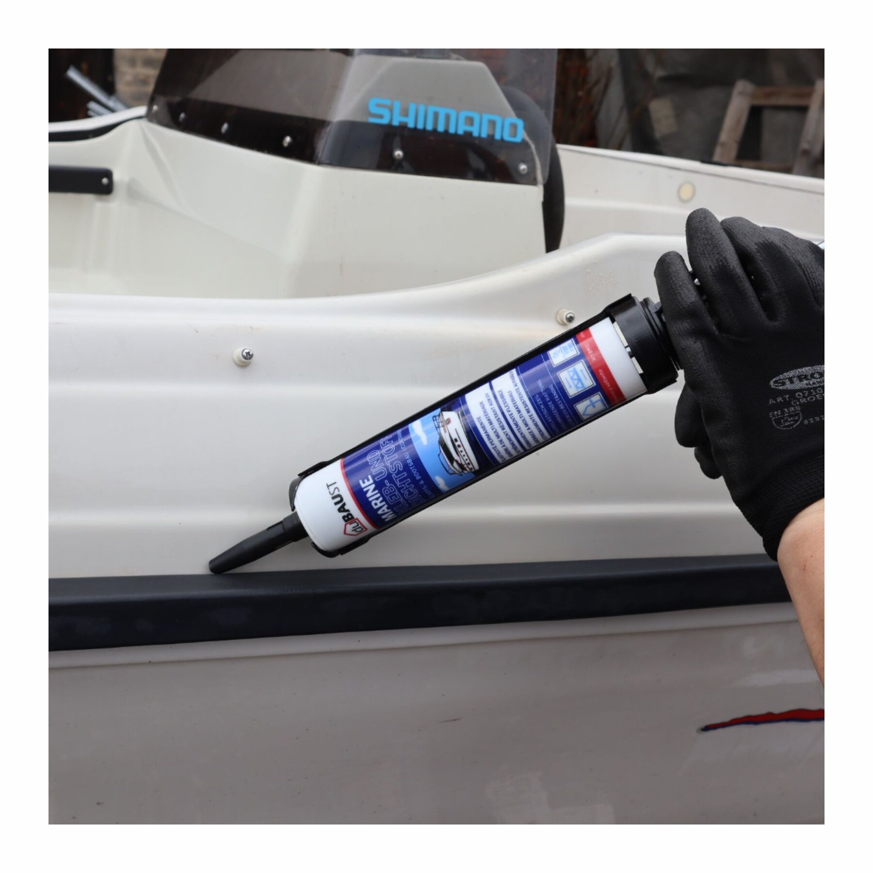 24x duBAUST BOT24 Marine Klebdichtstoff 290ml Kartusche versch. Farben