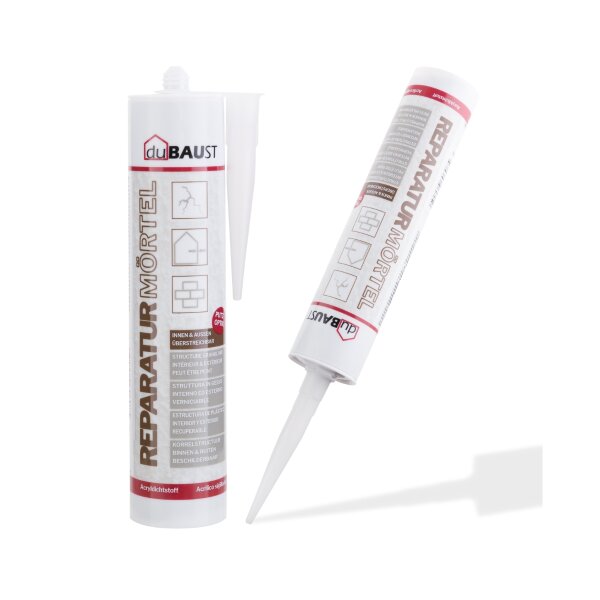 Reparaturmörtel duBAUST REP24 Kartusche 564g/310ml zementgrau
