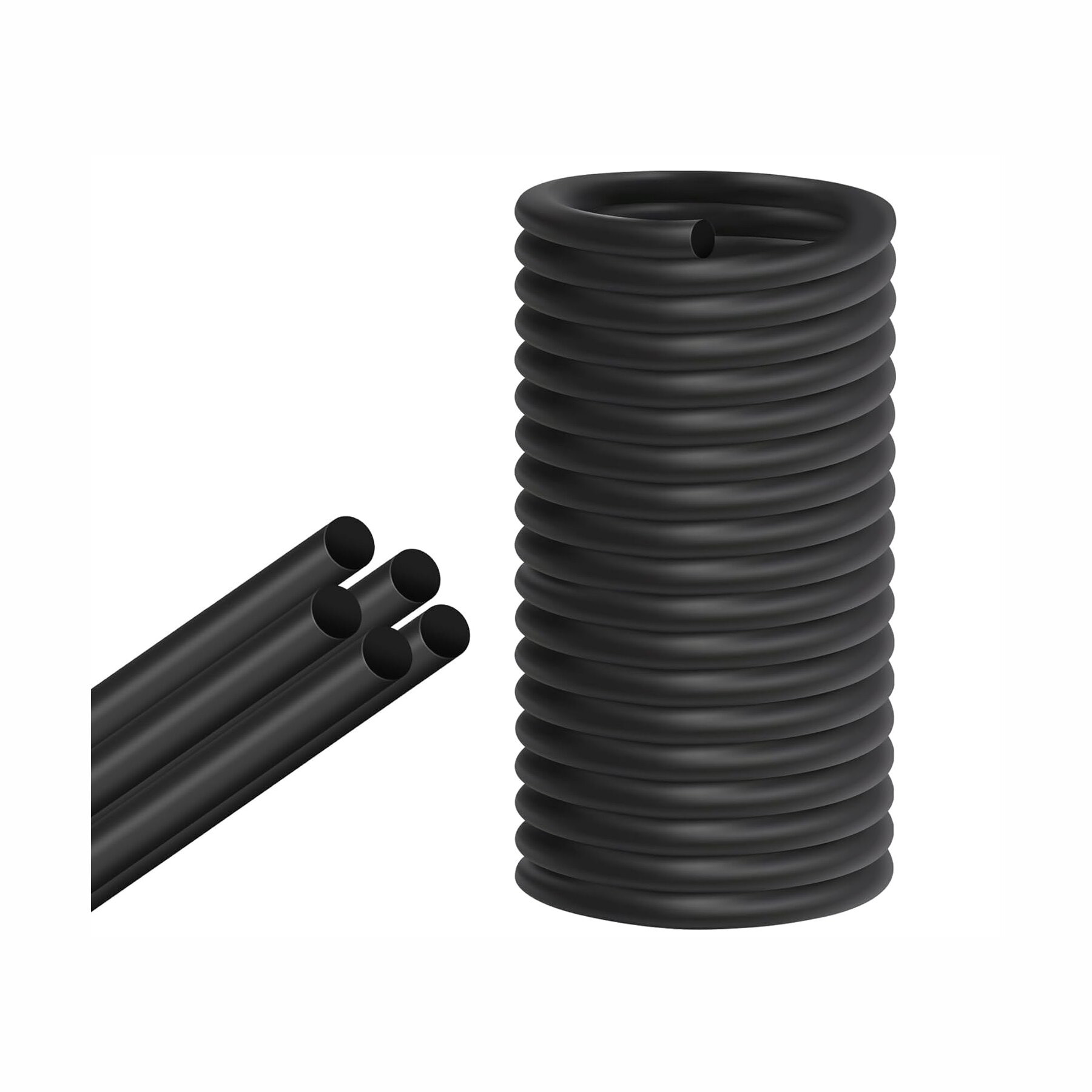 Moosgummi Dichtschnur Fugen Rundschnur Gummi EPDM Gummidichtung Ø10mm