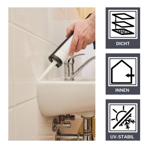duBAUST Fortix Multisilikon Innen/Aussen Sanitär Bau...