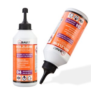 duBAUST WOP24 SUPER D4 PU Holzkleber 500g Sets