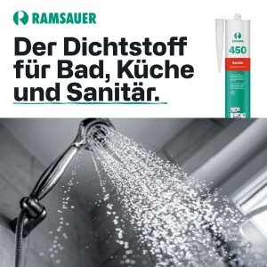Ramsauer 450 Sanitärsilikon 310 ml Kartusche anthrazit