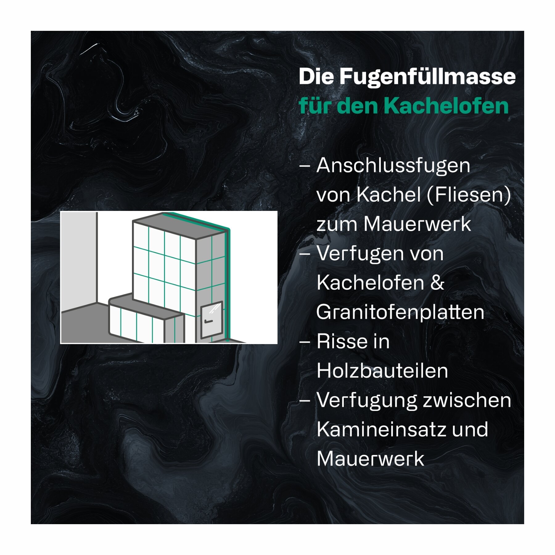 Ramsauer 420 hitzebeständiger Kachelofen Acryldichtstoff 310 ml Kartusche