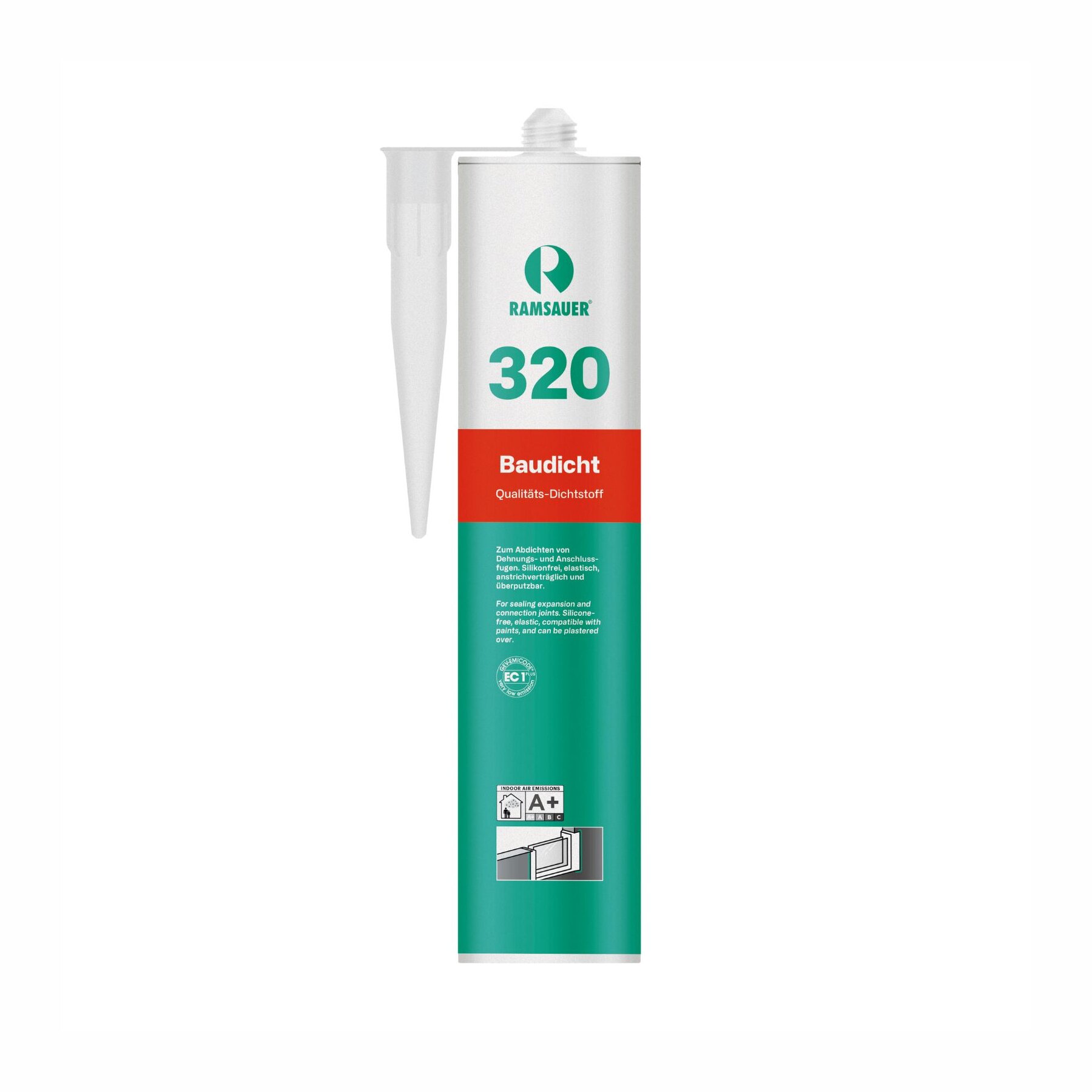 Ramsauer 320 Baudicht Hybriddichtstoff 310 ml Kartusche weiß