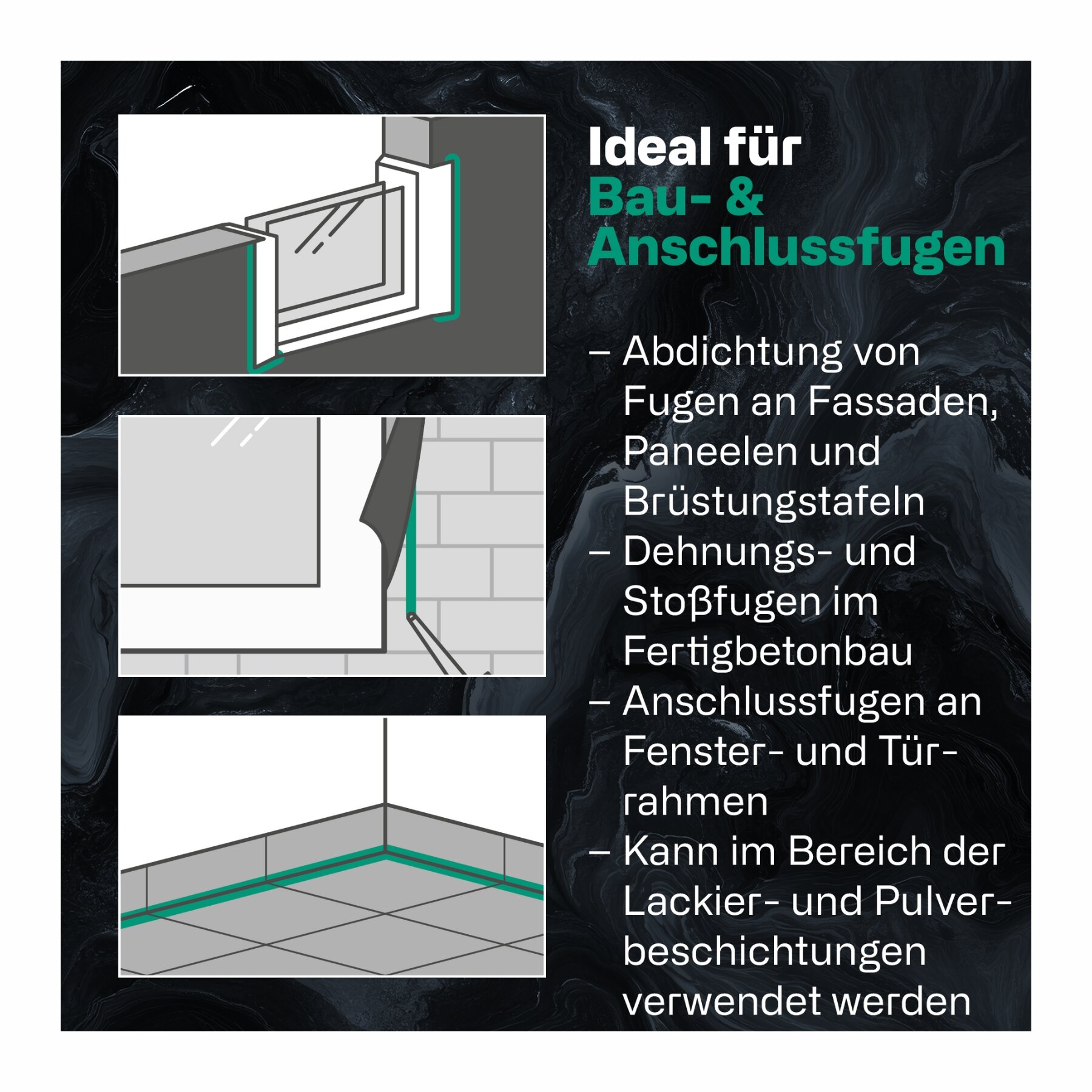 Ramsauer 320 Baudicht 20 x 310 ml Kartusche versch. Farben