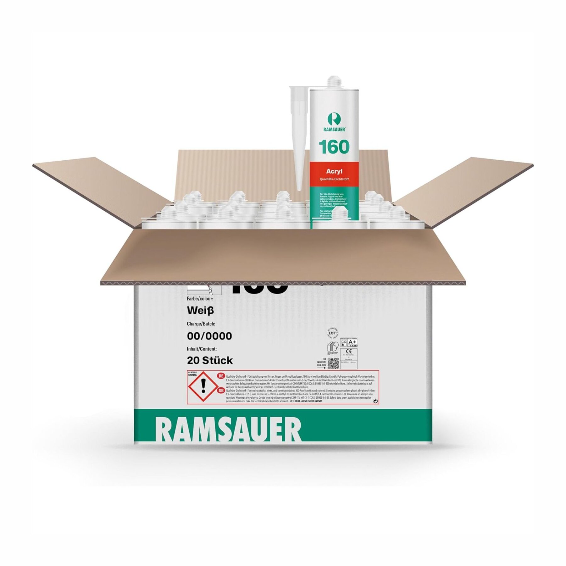 Ramsauer 160 Acryl 20 x 310 ml Kartusche versch. Farben