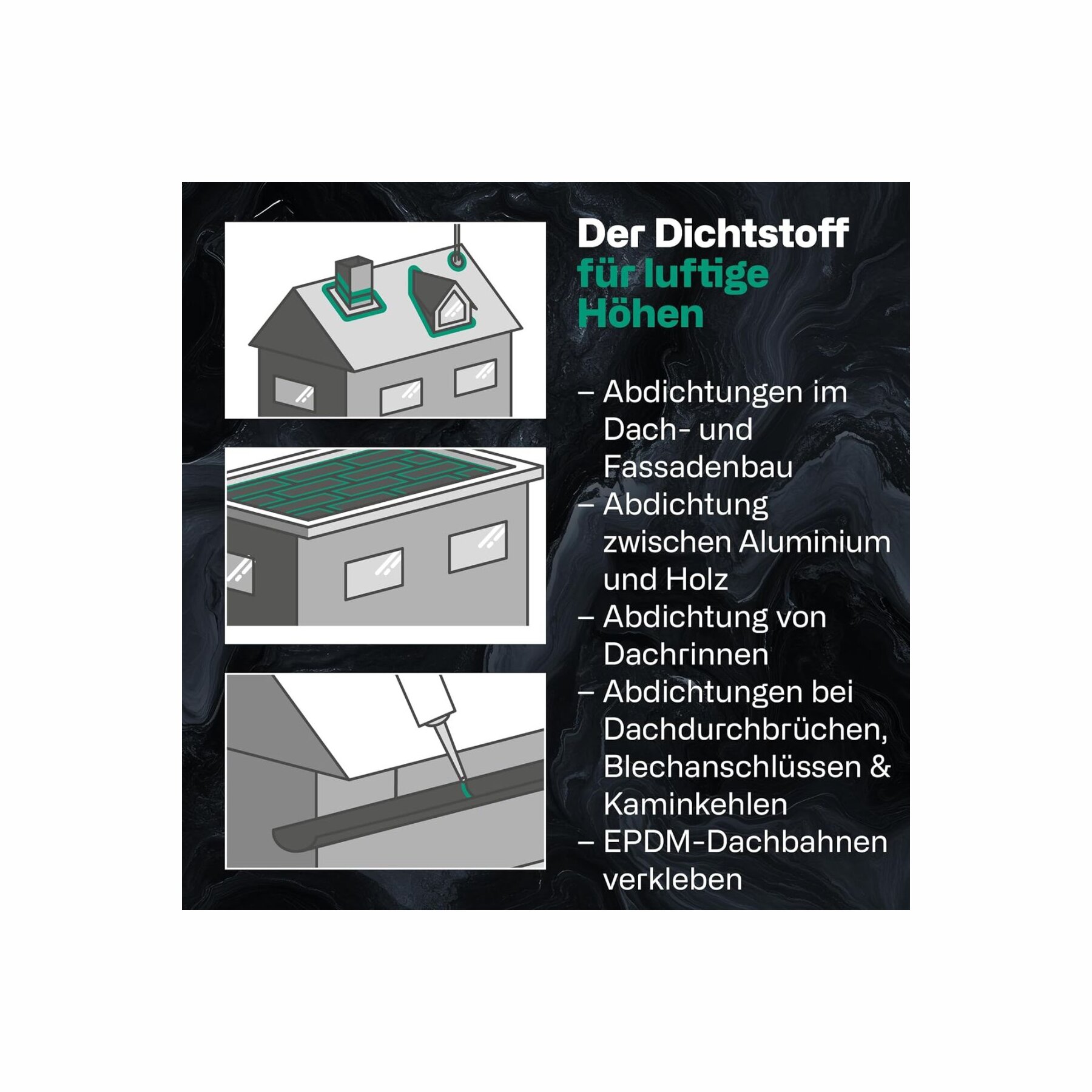Ramsauer 395 Dach Dicht 310 ml Kartusche 2 Farben
