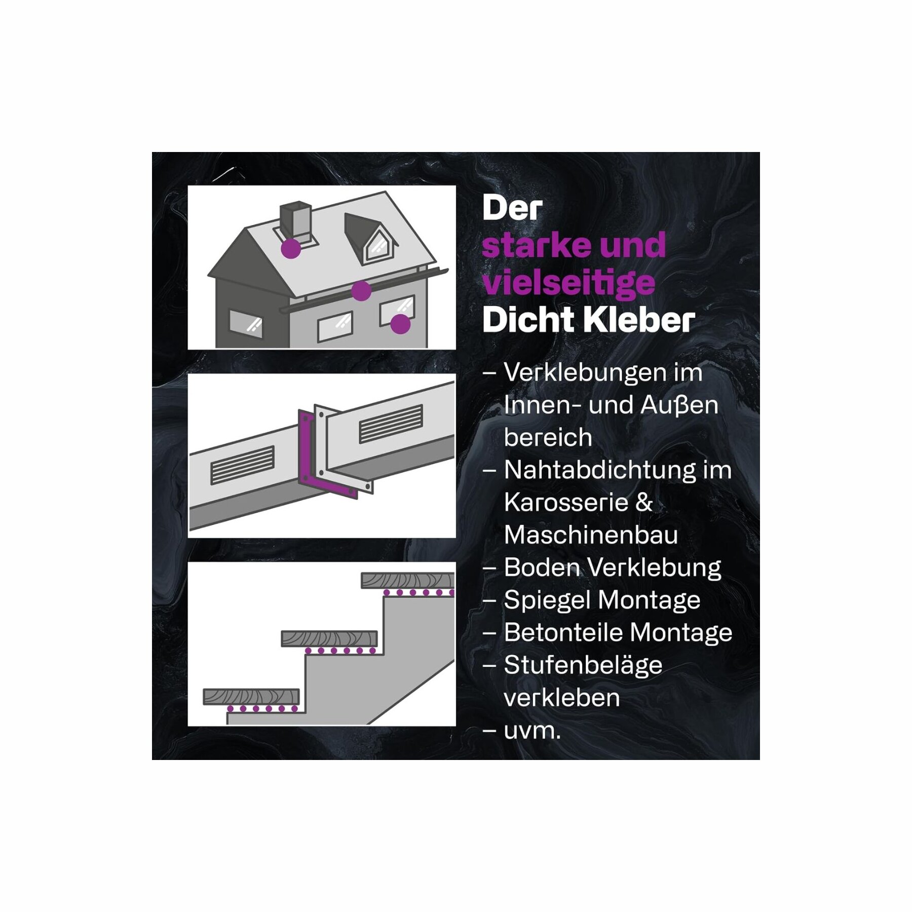 Ramsauer 640 Dichtkleber 310 ml Kartusche Grau