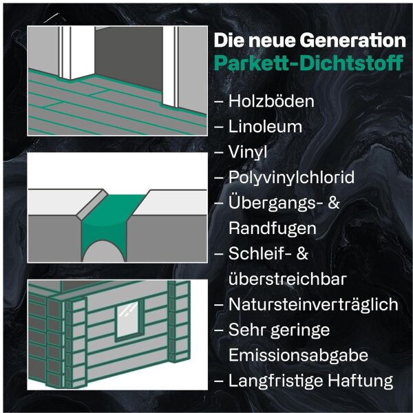 Ramsauer 423 Parkettfuge 310 ml Kartusche versch. Farben