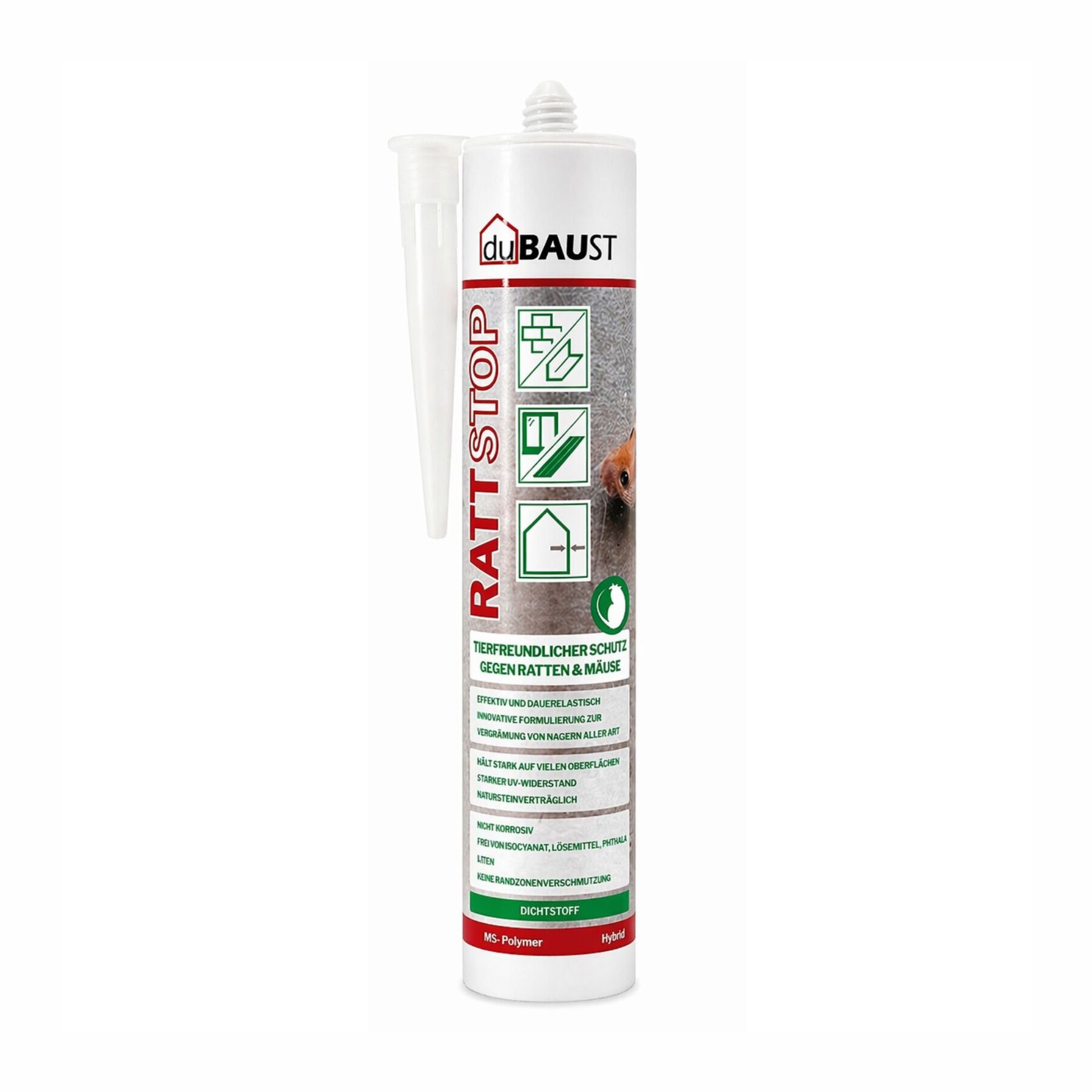 duBAUST RAT24 RATTSTOP 290 ml Kartusche grau