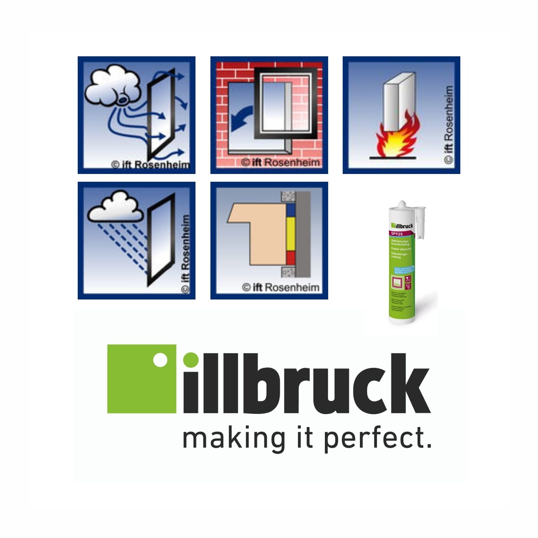 RESTPOSTEN illbruck SP925 310ml, anthrazitgrau MHD 12/25