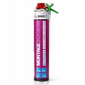 duBAUST MSP24 Montageschaum B2 Pistolenschaum PU 750ml,...