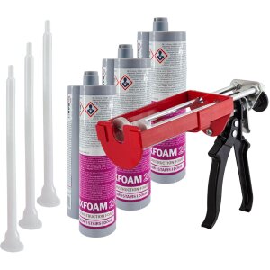 3er Set duBAUST ZAK24 2K PU-Montageschaum 210ml inkl....