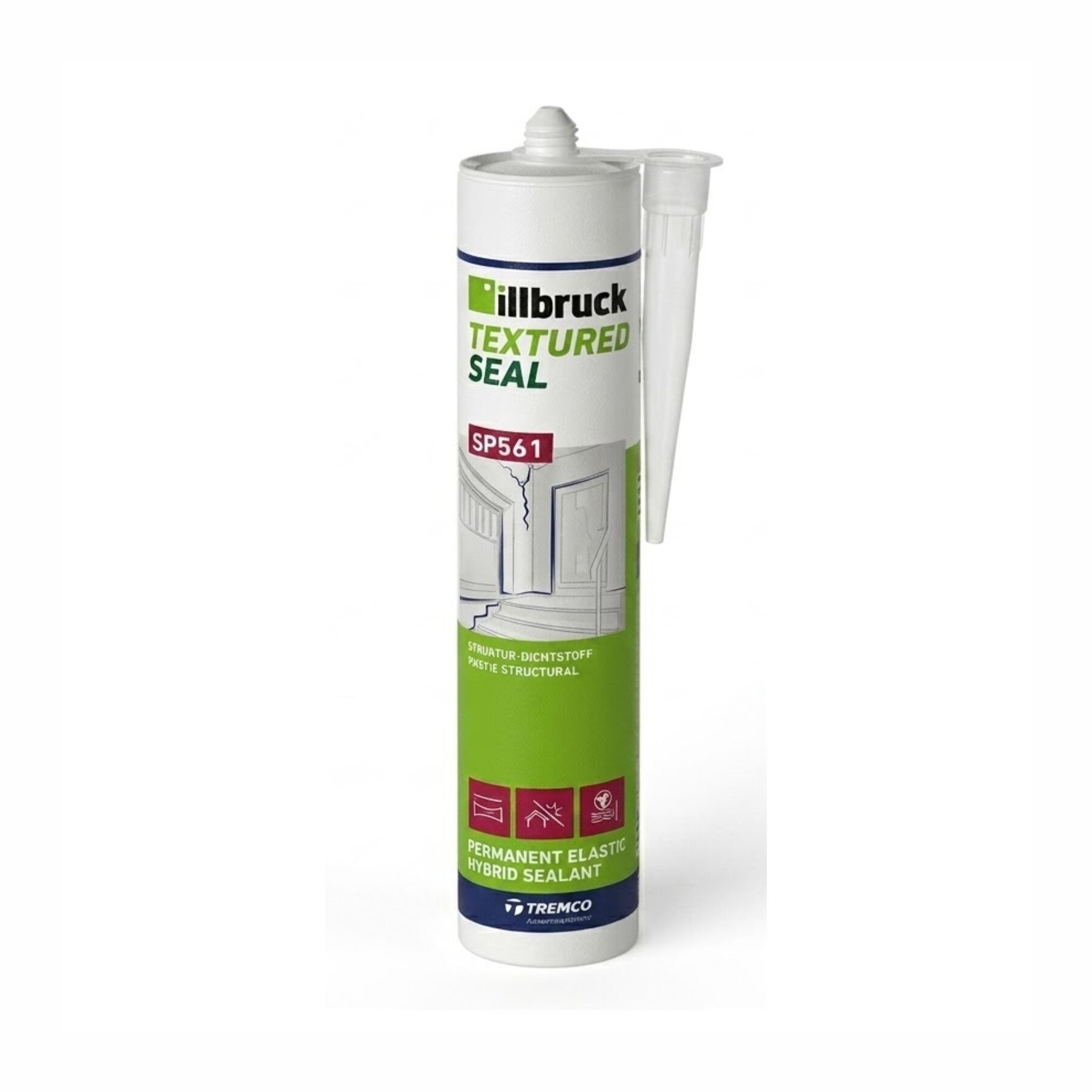 illbruck SP561 Struktur-Dichtstoff 310ml Kartusche signalweiß