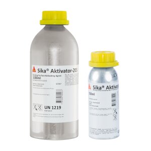 Sika Aktivator-205 | Haftreiniger & Haftvermittler für Glas, Metall und Kunststoffe 250ml/1 Liter Dose,  transparent