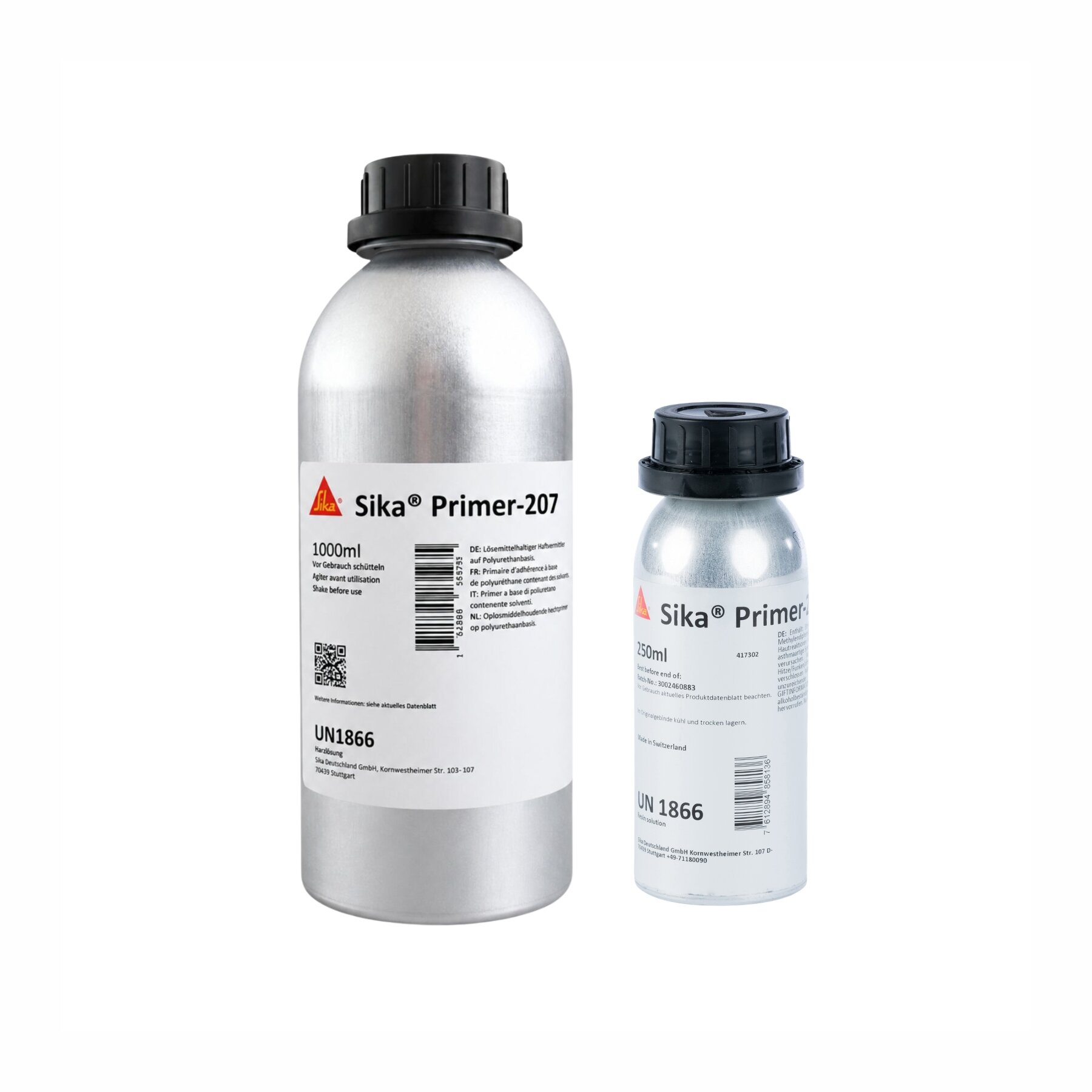 Sika Primer-207 | Haftprimer für Glas, Metall, Kunststoffe & Lacke 250ml/1 Liter