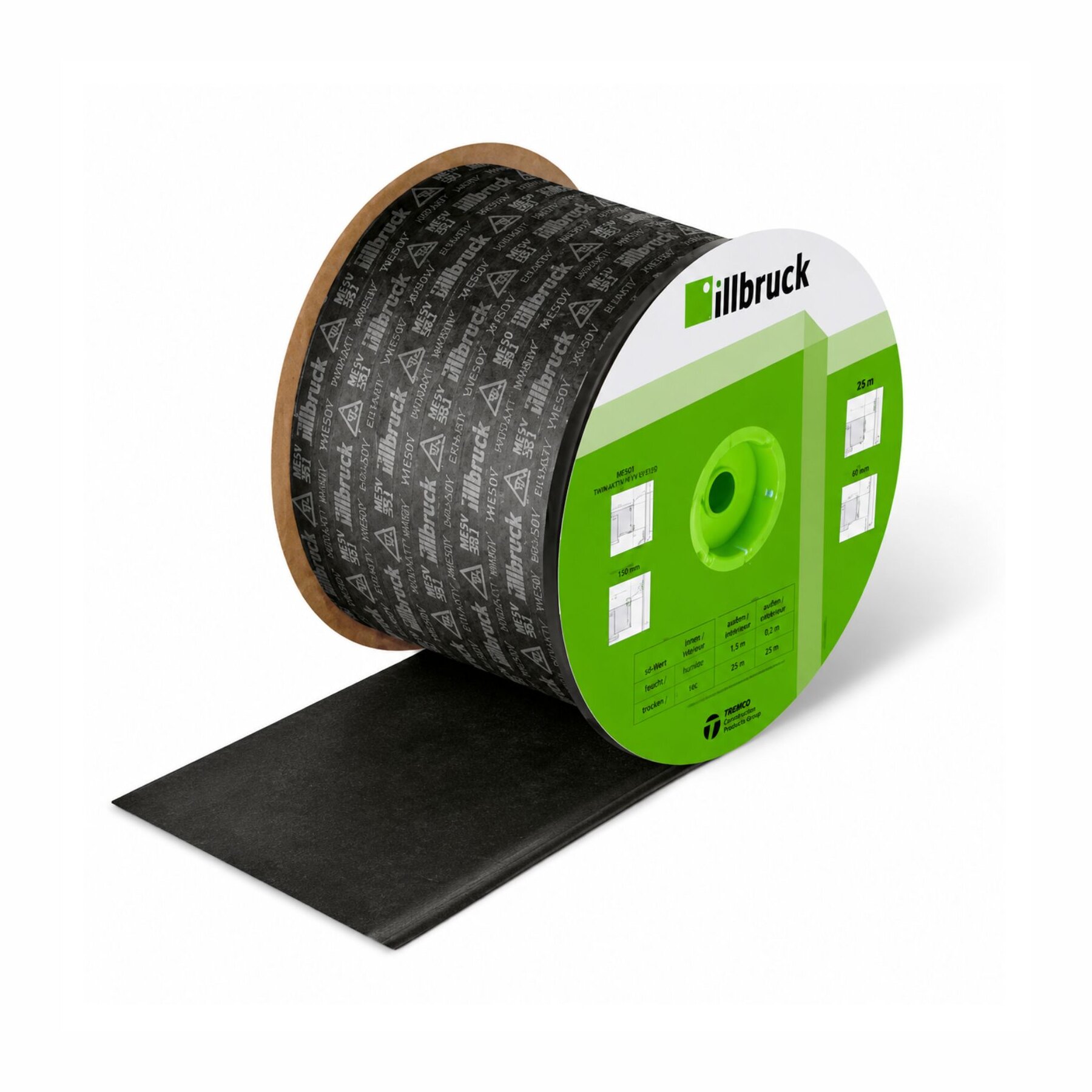 RESTPOSTEN illbruck ME501 TwinAktiv HI VV E150 | 25 m Rolle MHD 02/26